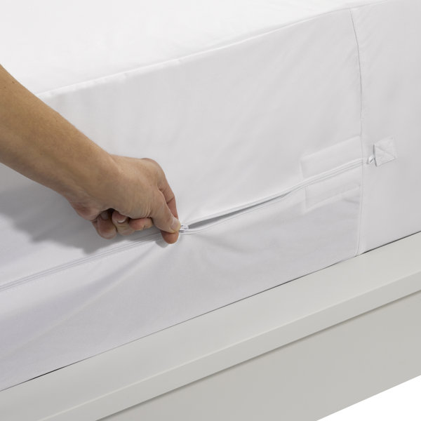 ProtectABed AllerZip ME Smooth Waterproof Zippered Mattress Protector